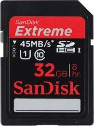 Memoria Sandisk Sd 32 Gb Extreme