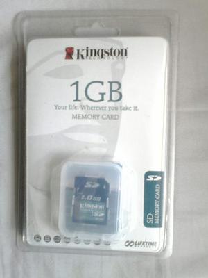 Memoria Sd 1 Gb Kingston Para Laptop Y Cámara Digital