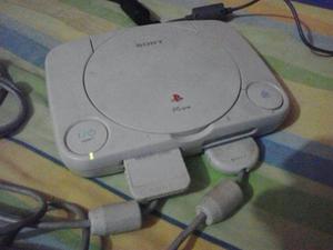 Ps1 Original Con 2 Controles Originales Poco Uso Memory Card