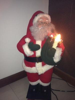 San Nicolas Santa Claus Con Movimiento Impecable Electrico