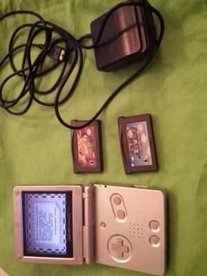 Vendo Game Boy Advance Sp Todos Sus Accesorios, + 3 Juegos