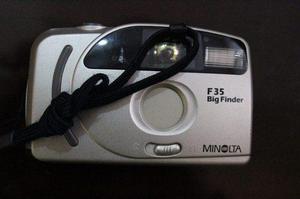 Camara Minolta De 35mm F35 Big Finder Antigua Rollo