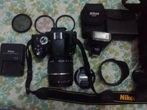 Camara Nikon 5100 Lente Tamron 18-200mm Y Accesorios