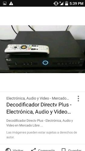 Codificador Directv Plus Antena Control Tarjeta Bien Cuidad