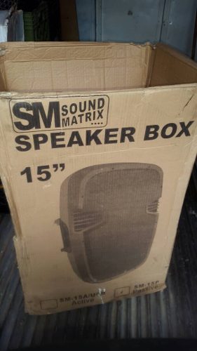 Corneta Pasiva Speaker Box 15 Pulgadas