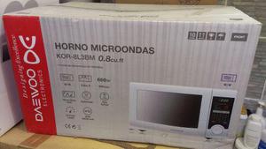 Horno Microhondas Daewoo De 0.8 C.u.f Blanco