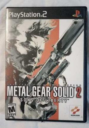 Juego Original Ps2 Metal Gear Solid 2 En Perfecto Estado