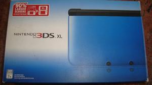 Nintendo 3ds Xl Azul/negro, 90% Mas Largo Que Lo Normal