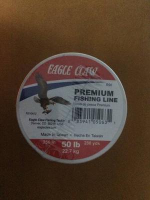 Nylon De Pesca Eagle Claw 50 Lb Trilene Nuevo Original + Reg