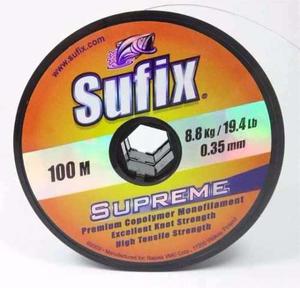 Nylon Sufix Supreme 100mts Premium Monofilamento