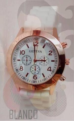 Reloj Geneva Gold, Original! (9 Colores Disponibles)