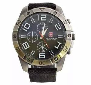 Reloj Victorinox De Caballero Casual Correa Lona