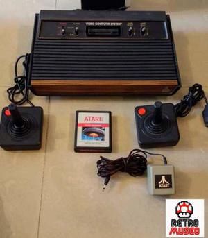 retro* Atari 2600 Primera Versión Con Dos Controles
