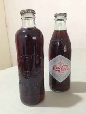 Botellas De Vidrio De Coca Cola Vintage De Colección