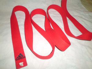 Cinturón De Karate Rojo adidas