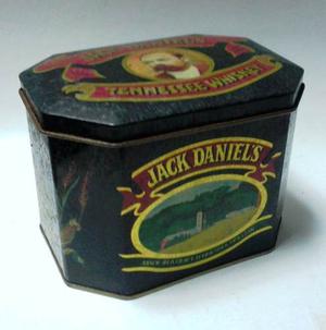 Coleccionable Caja De Lata Jack Daniel's Tenessee Whiskey