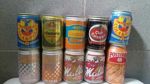 De Coleccion Juego De Latas De Malta Colombiana Retro!!!!!