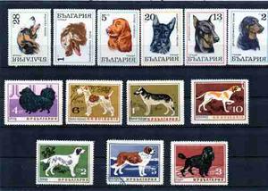Estampillas Bulgaria Perros L1. Usadas