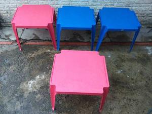 Mesas Para Niños Usadas. Disponible Rosada Y Azul