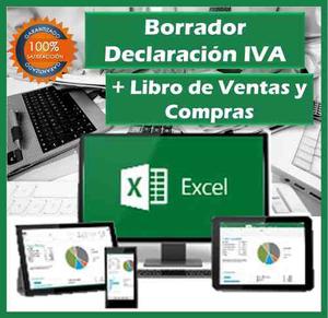 Programa Declaracion Iva +libro Ventas +libro Compras Excel