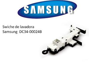 Swiche / Suiche / Cerradura De Lavadora Samsung Dcb