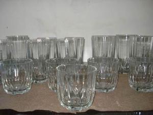 18 Vasos Vidrio Cristal