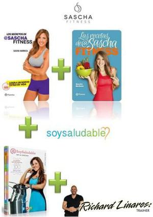 Kit Recetas De Sascha Fitness + Soy Saludable + Los Secretos