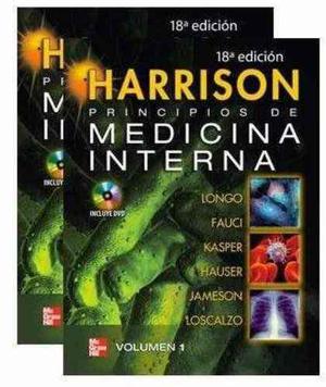 Libro Harrison 18 Ed Dos Volúmenes 100% Originales Nuevos