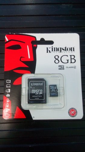 Memoria Micro Sd 8gb Kingston Originales