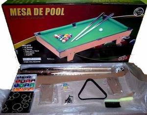 Mesa De Pool Profesional Mediana Jeidy Toys Gde