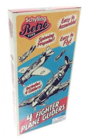 Planeadores D Carton Con Sus Helices (schylling Retro Toy)