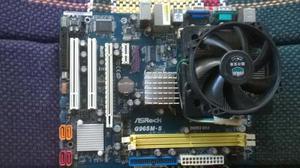 Tarjeta Madre Asrock 965m-s Procesador Dual Core Y Fancooler