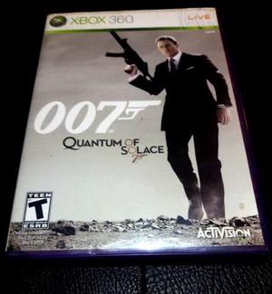 007 Quantum Of Solace Para Xbox 360 Original. Garantia