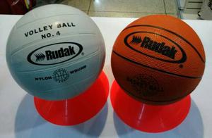 Balon De Voleibol Y Basket #4 Y #3 Combo