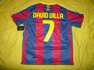 Camiseta Barcelona Edicion Especial David Villa#7