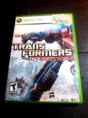 Juego Transformers Cybertron Para Xbox 360 Original Garantia