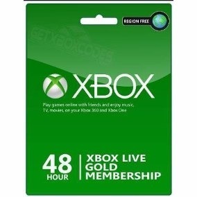 Membresias Xbox Live Gold 48 Horas Código