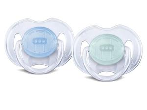 Set Chupones Philips Avent Translucent 0-6 Meses 2 Piezas