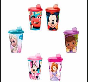 Set De 3 Vasos Disney Antiderrame