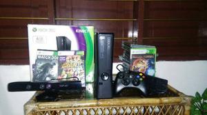 Xbox 360 Slim 4gb + Chip+ Kinect+ Un Control+juegos