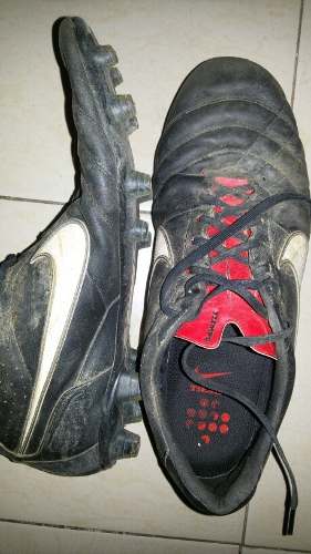 Zapatos Nike Original Tacos Tempo Futbol Grama Talla 11 Us