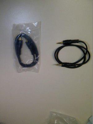 Cable De Sonido Auxiliar Macho A Macho Plug Dorado 3,5mm