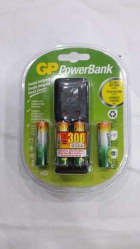 Cargador Recargable Powerbank 2 Aa /aaa Nimh + 2 Aaa/aa