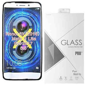 Huawei Honor 6x & Mate 9 Lite Forro + Vidrio Templado