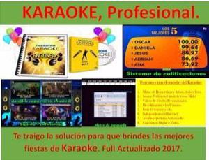Karaoke Profesional 2017, Libro Cancionero