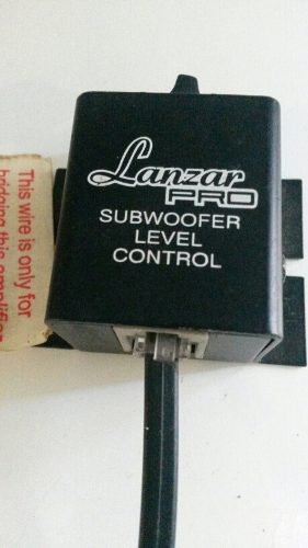 Lanzar Pro Subwoofer Level Control