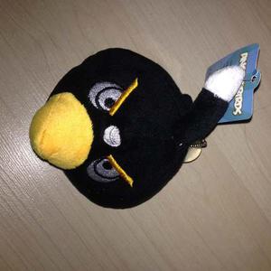 Peluche Angry Birds 4 Pulgada Negro, Azul,cochinito