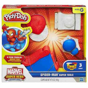 Play Doh Herramientas De Spiderman Original Hasbro