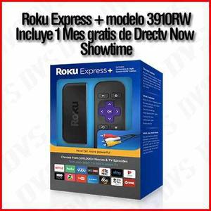 Roku Exprees + 3910rw Nuevo 1 Mes Gratis Directv Y Showtime