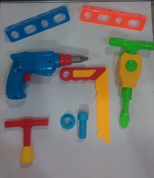 Set De Herramientas Juguete Plastico. Niños Tool Set